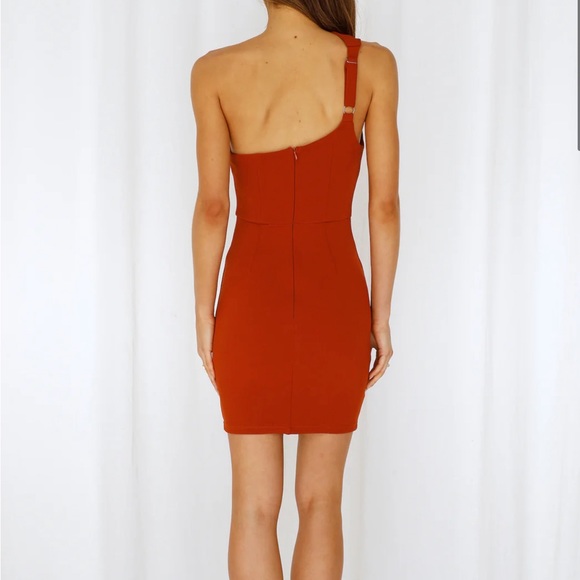 RUBY ROSES DRESS RUST | HelloMolly - Picture 3 of 4